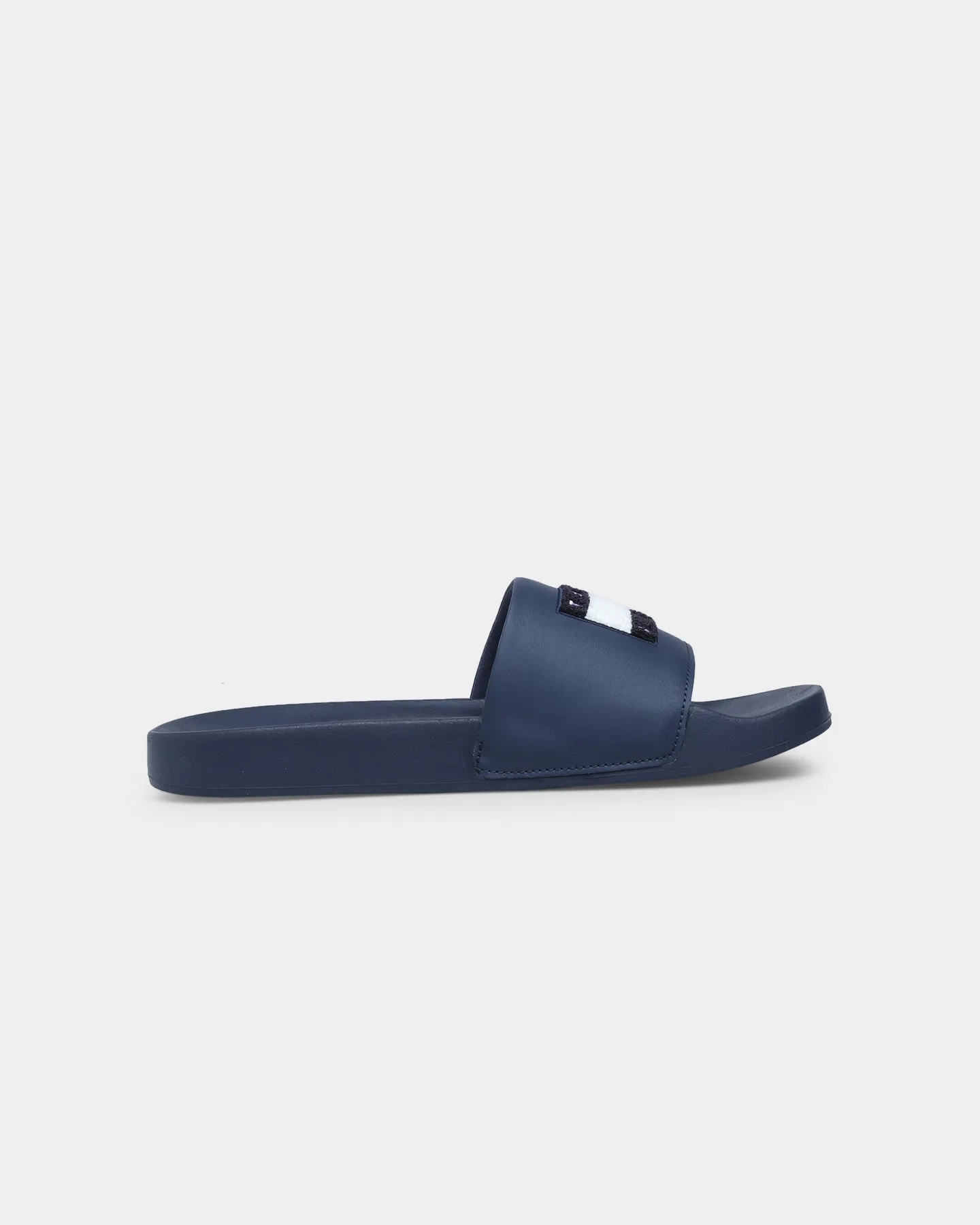 Tommy Jeans Towelling Flag Pool Slides Twilight Navy Yoga Base