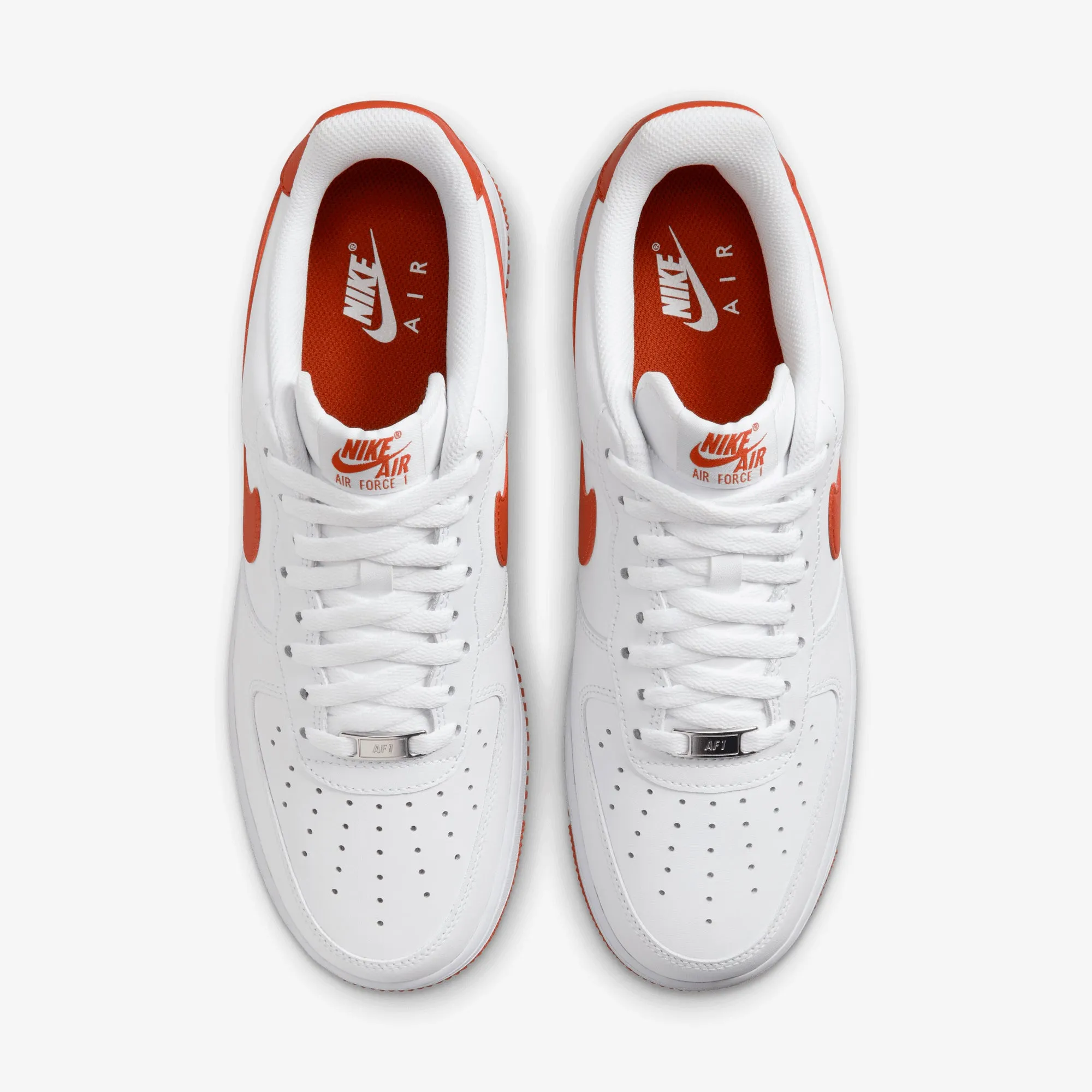 NIKE | AIR FORCE 1 '07 { WHITE/DRAGON RED-WHITE Bold colors Breathable frame