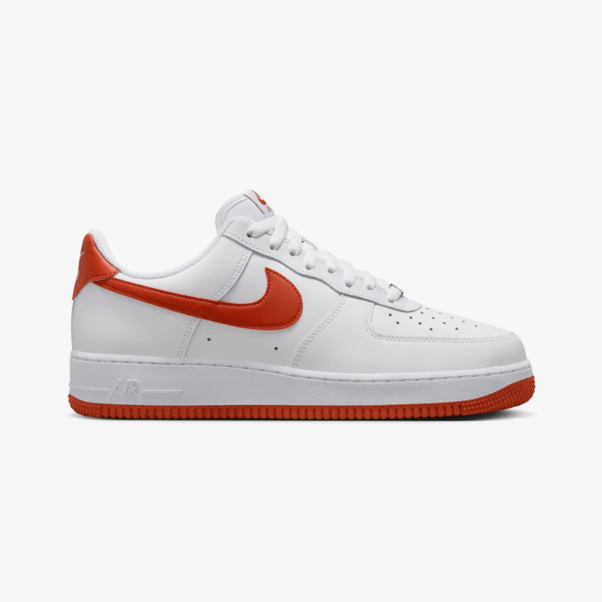 NIKE | AIR FORCE 1 '07 { WHITE/DRAGON RED-WHITE Lightweight Midsole Fit Daily
