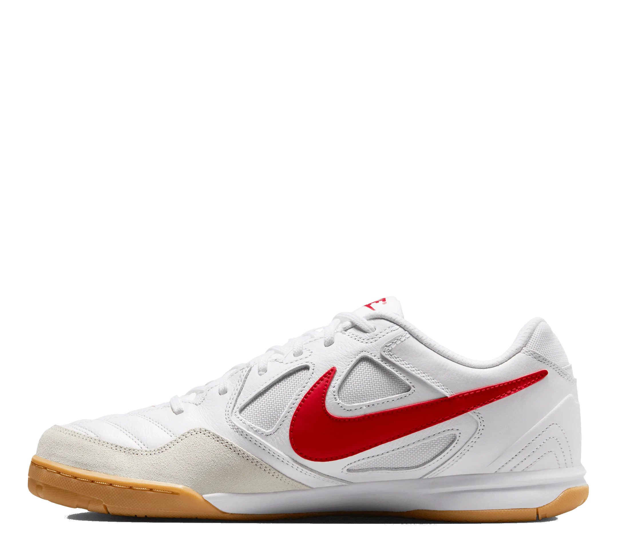 Ventilated Clean Step Nike Gato "White/University Red"