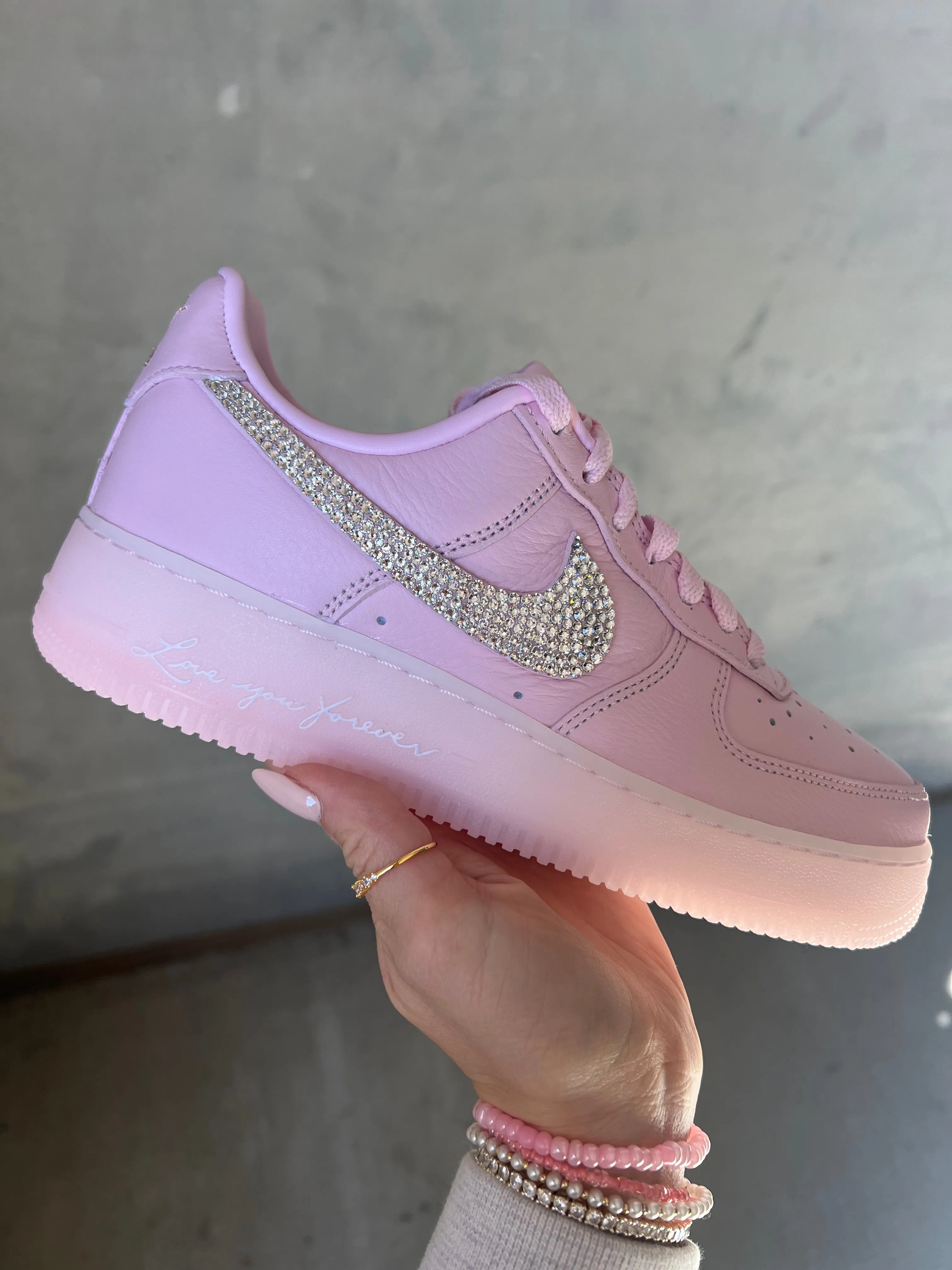 RARE Special Edition Swarovski Women??s Air Force 1 Low Shoes ST Smart Edge