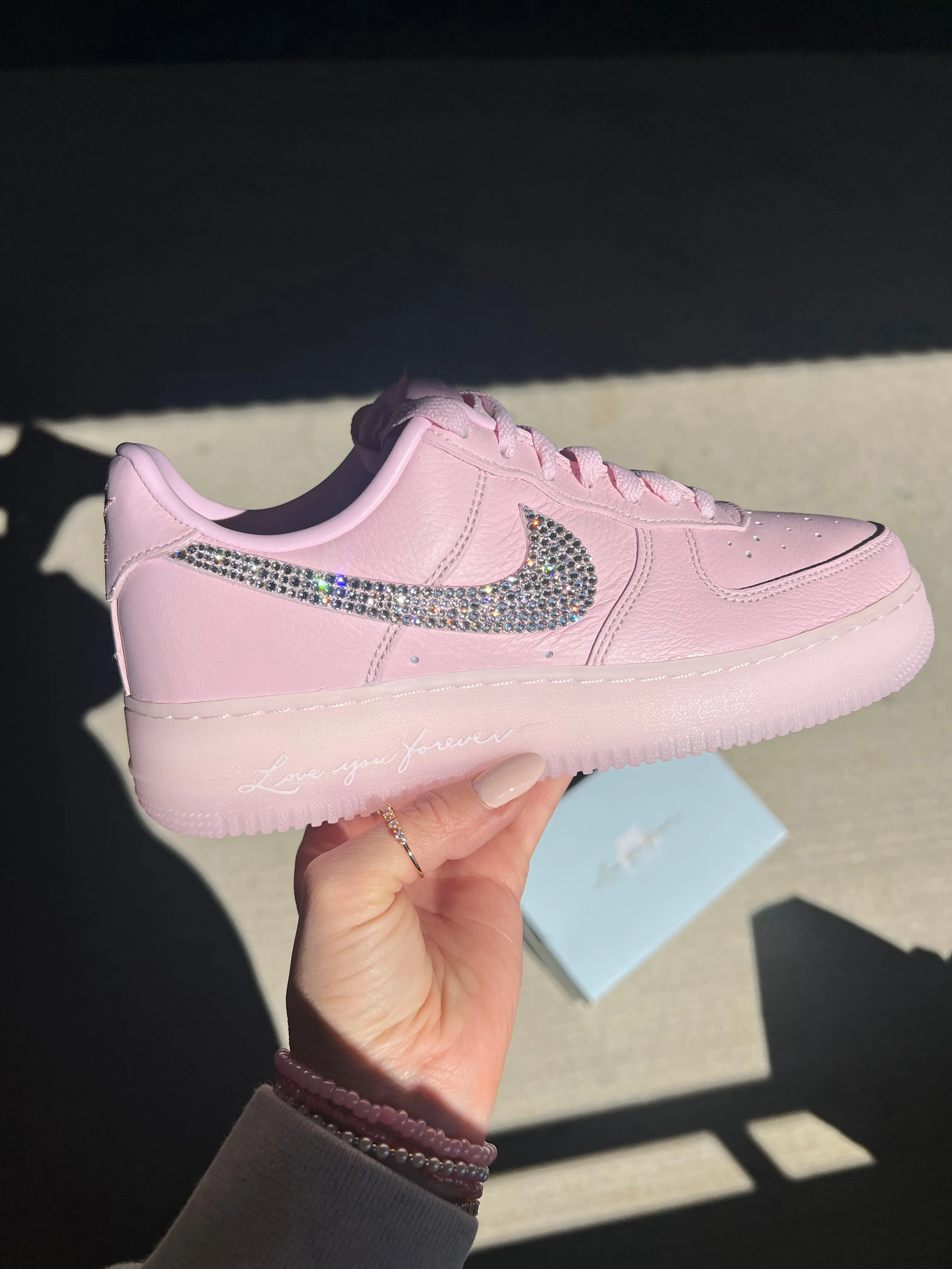 RARE Special Edition Swarovski Women??s Air Force 1 Low Shoes ST Canvas