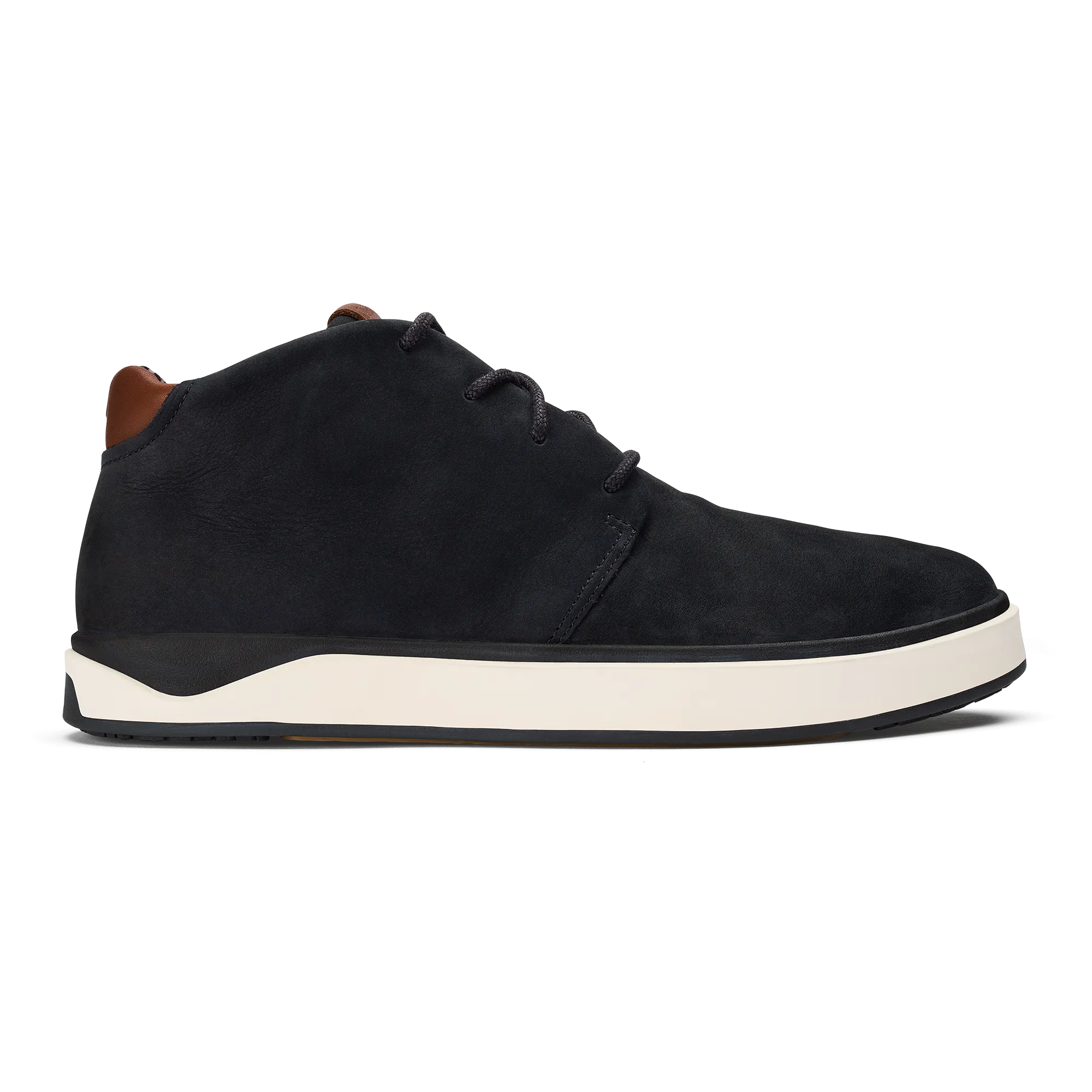 Padded synthetic leather Papaku Ili - Black