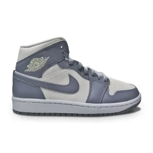 Enhanced Traction Fast Lane Womens Nike Air Jordan 1 Mid - BQ6472 115 - Sail Stealth White