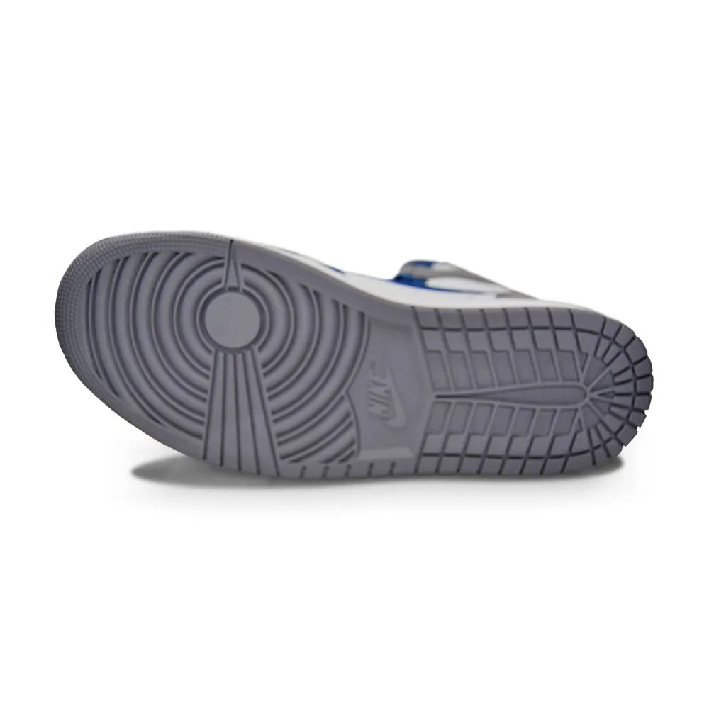 Low Profile Midsole Comfort collar Mens Nike Air Jordan 1 Retro High OG - DZ5485 410 - True Blue White Cement Grey