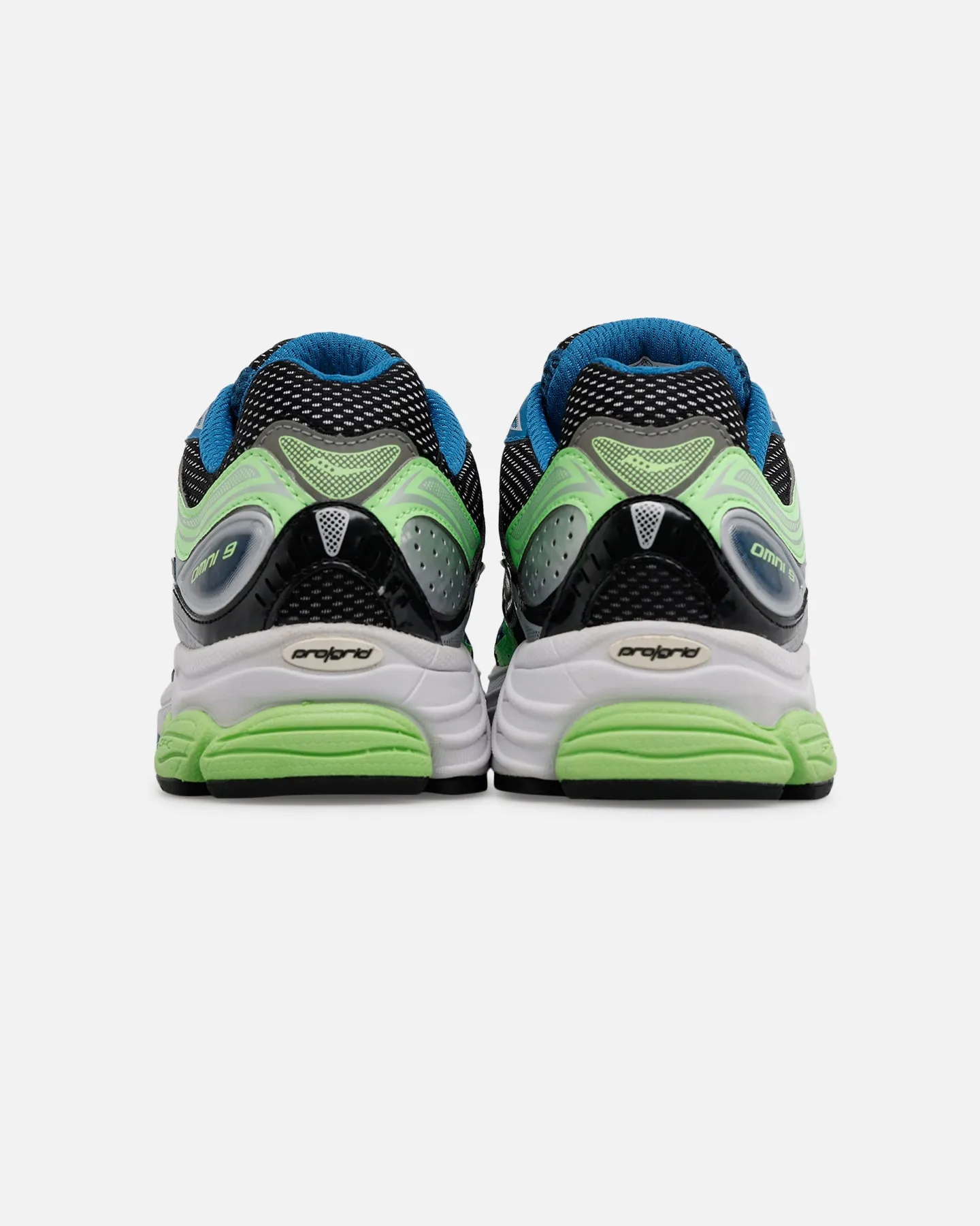 Saucony ProGrid Omni 9 Blue/Lime Flexibility Mom Safe