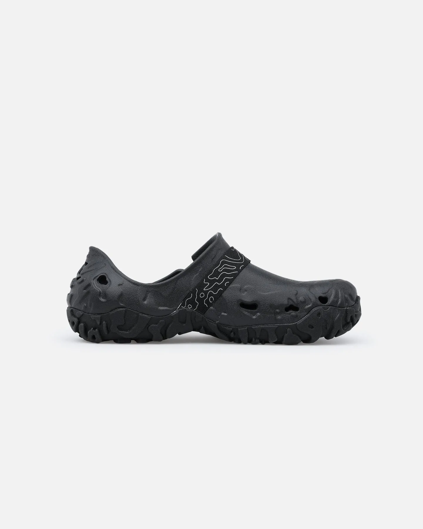 Crocs All-Terrain Atlas Black Toe Guard Royal Mood