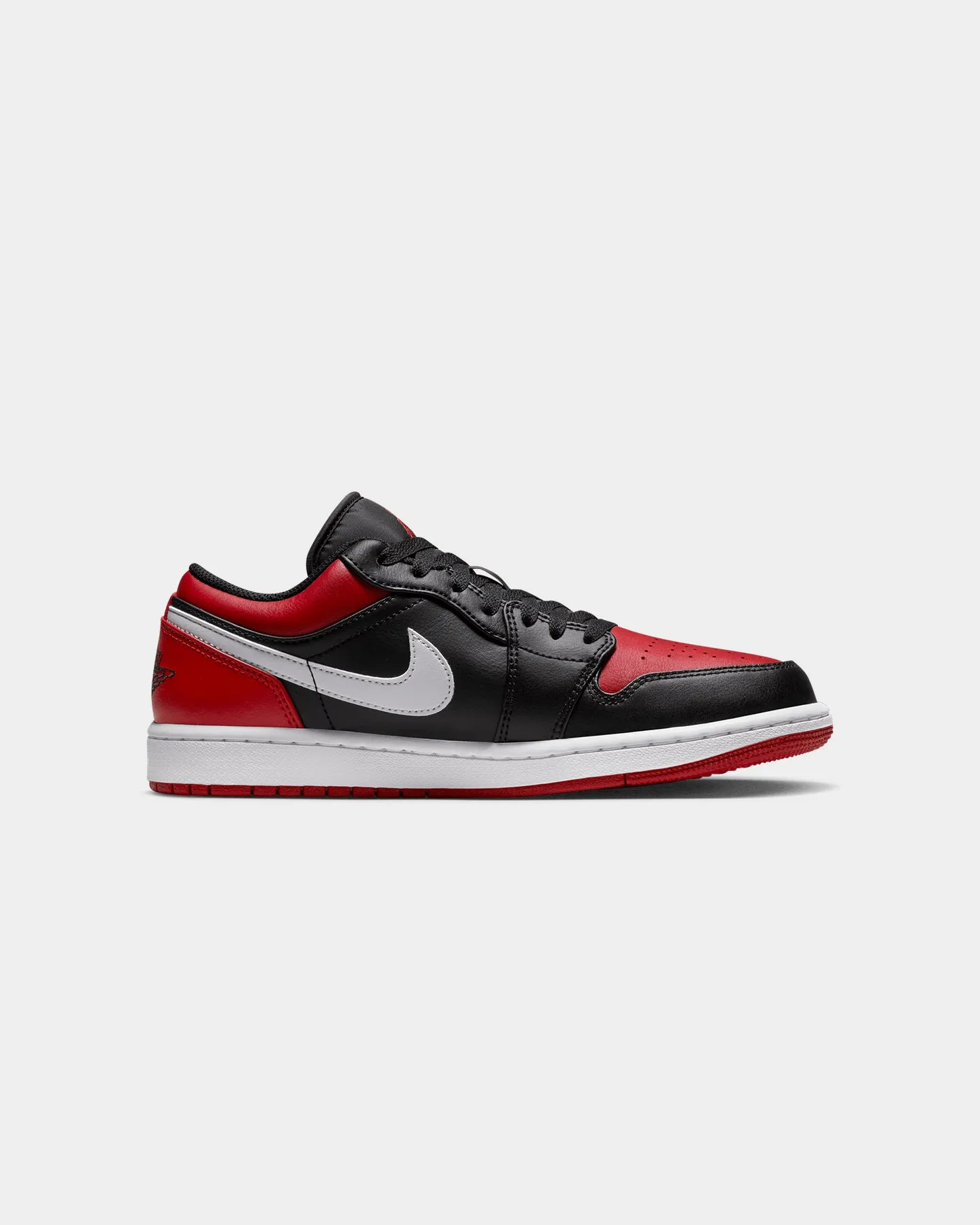 Anti Odor Jordan Air Jordan 1 Low "Alternate Bred Toe" Black/Red