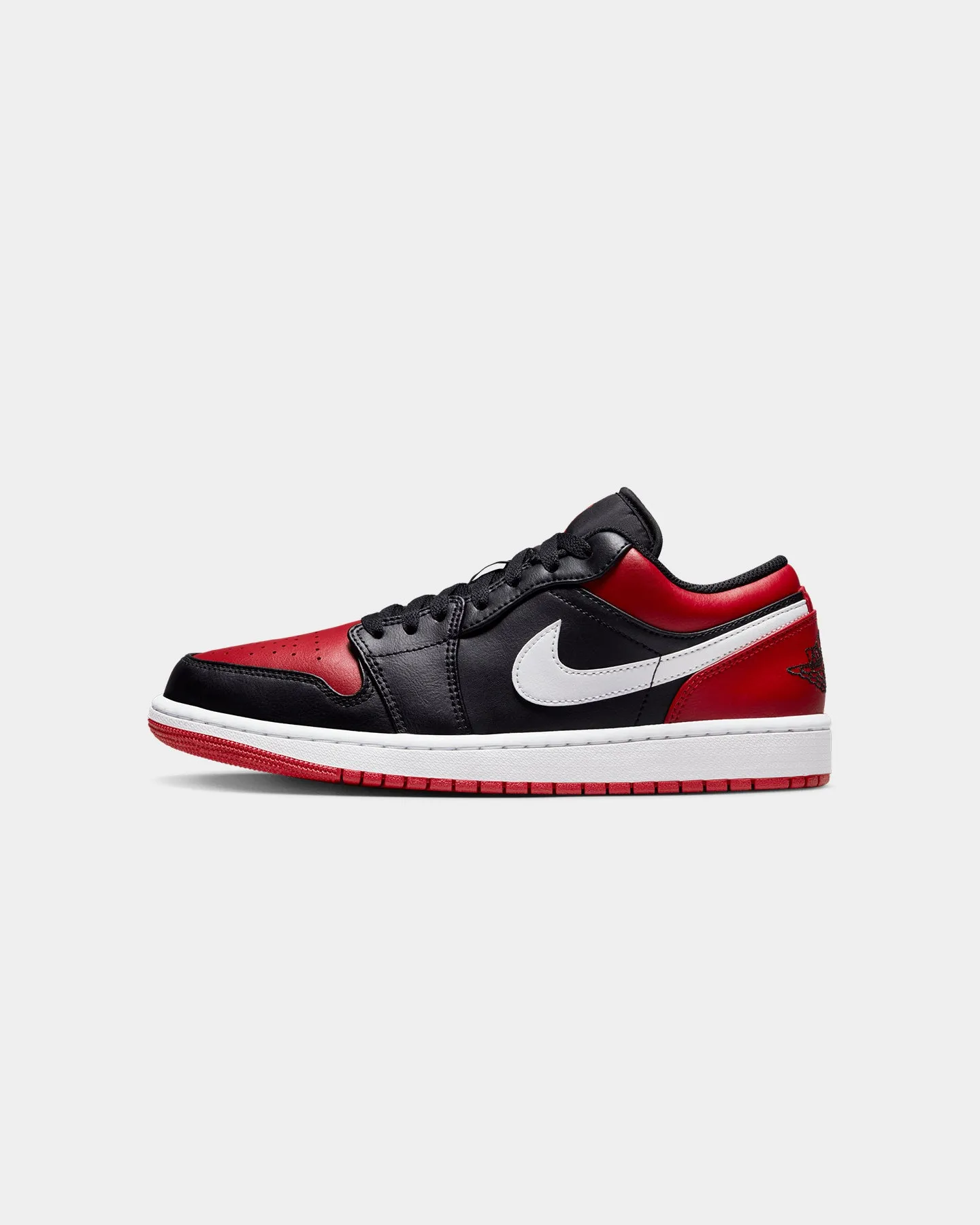 Flexibility Feature Jordan Air Jordan 1 Low "Alternate Bred Toe" Black/Red