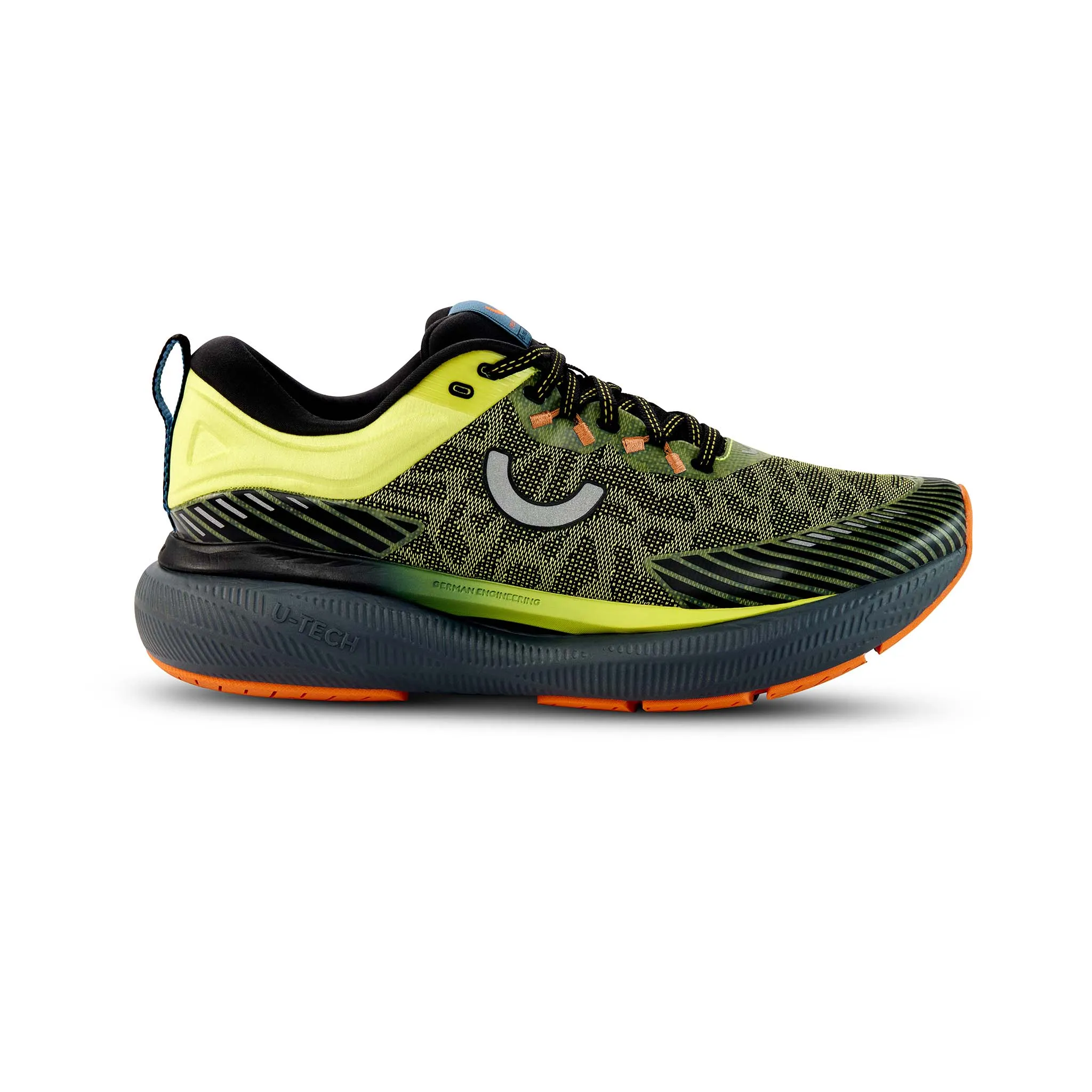 True Motion | Men's U-TECH Aion Elements Running Shoes - Limeade Polyester