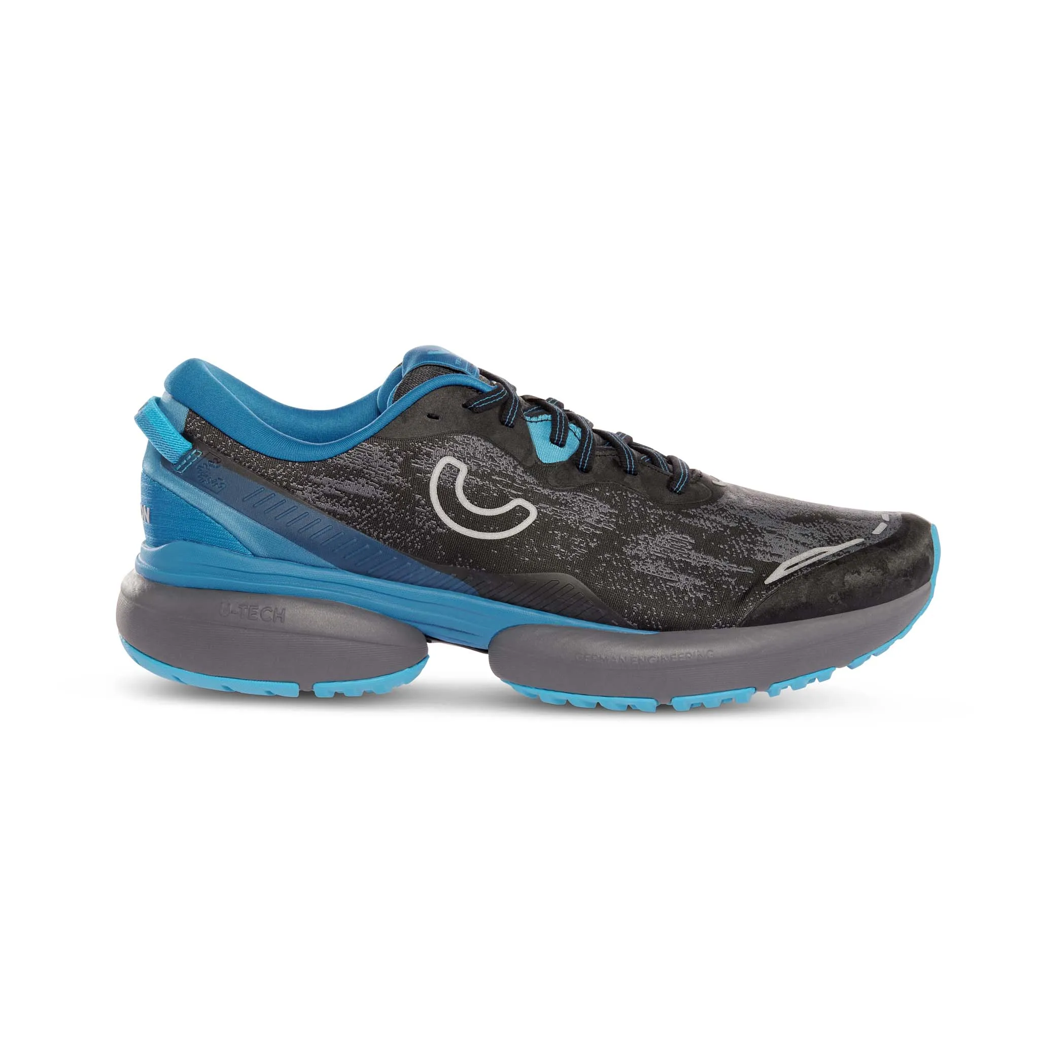 True Motion | Men's U-Tech Nevos Elements Next Gen Running Shoes running in a river area shoes moisture - management
