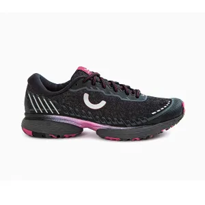 running in ultra - marathons shoes True Motion | Women's U-Tech Nevos Elements Running Shoes - Black