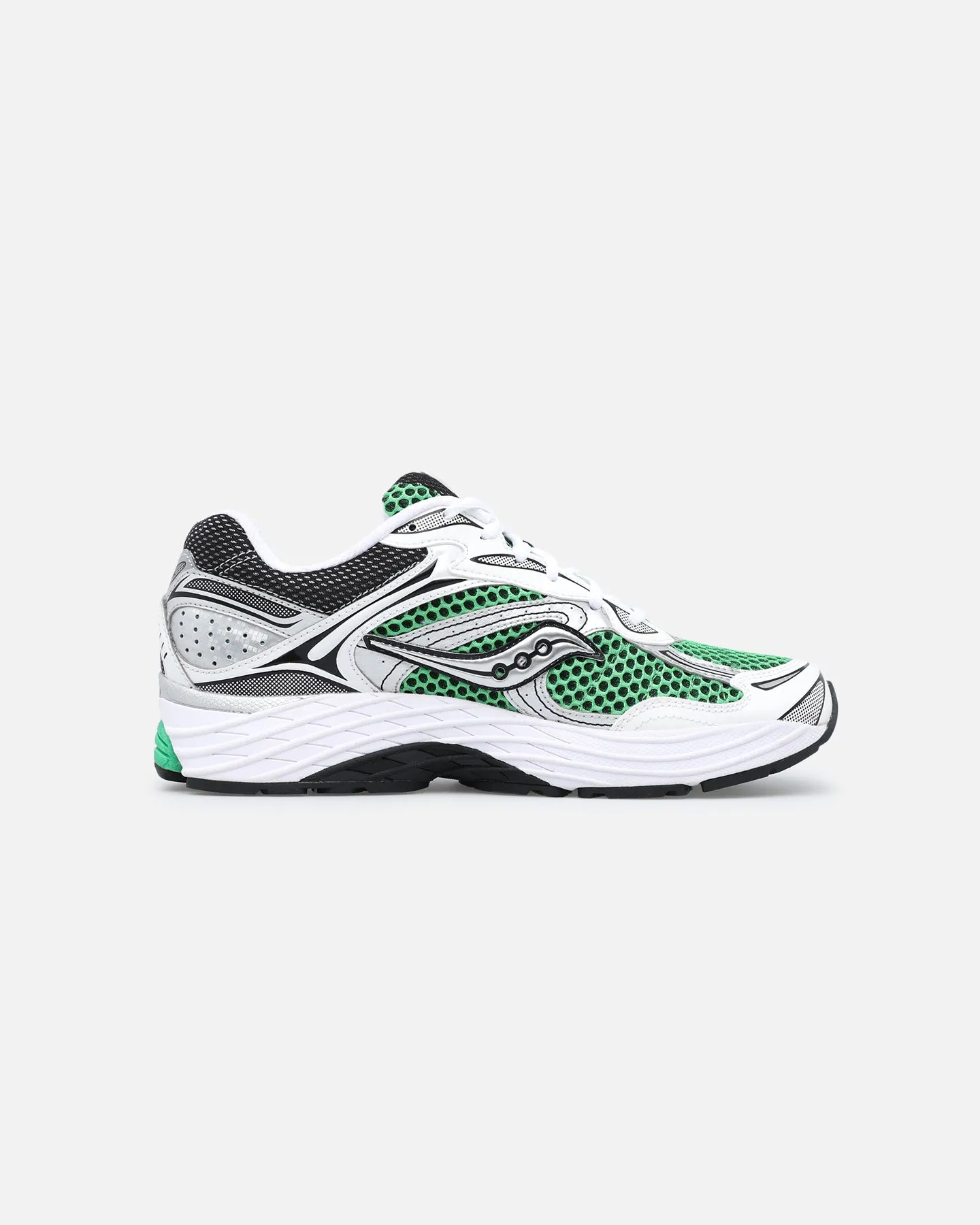 Saucony Progrid Onmi 9 Green/Silver Arch Support Daily Walk Linen Air