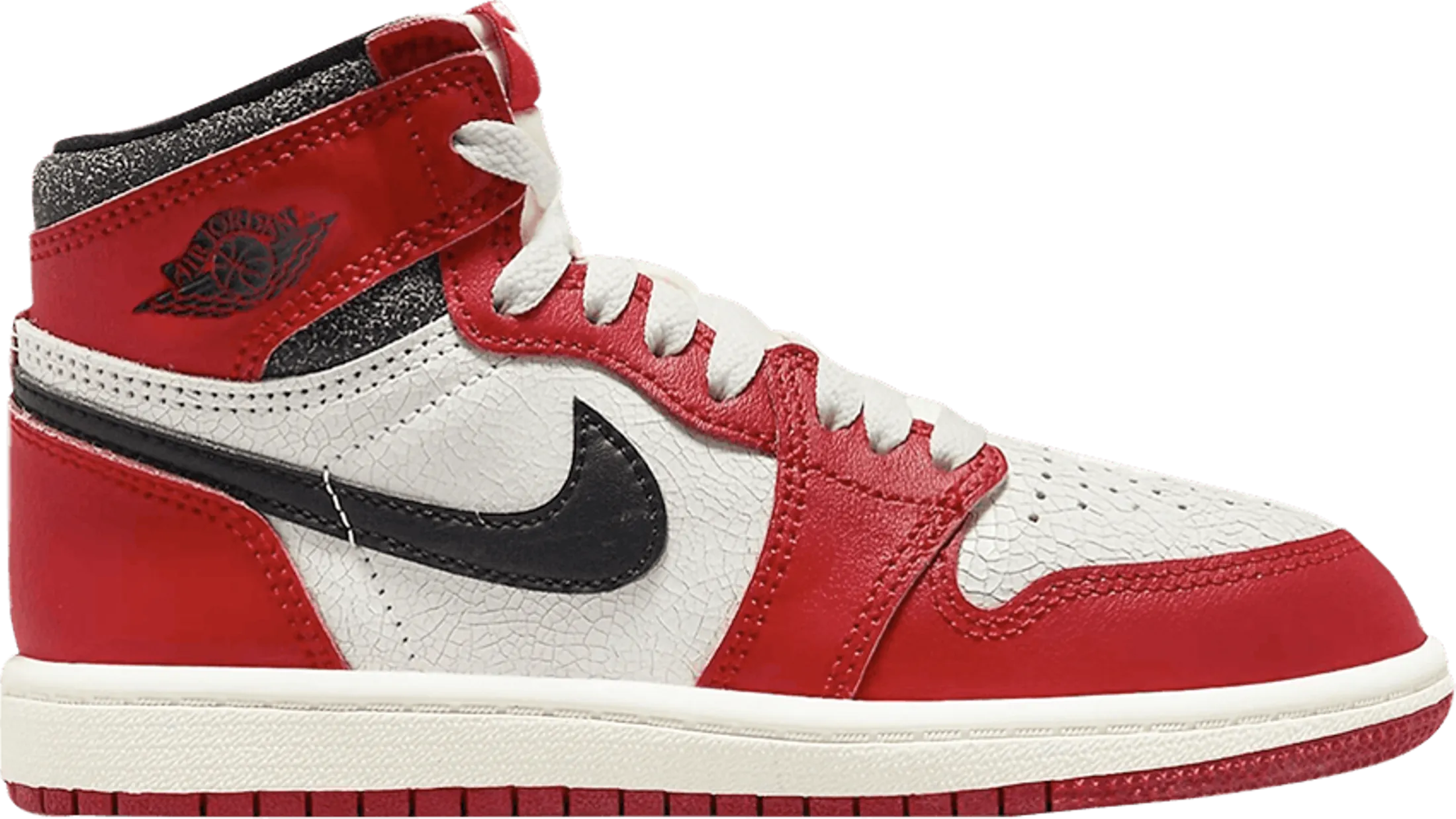 Air Jordan 1 Retro High OG Preschool 'Chicago Lost & Found' - FD1412 612 Resilient Outsole Easy Sport