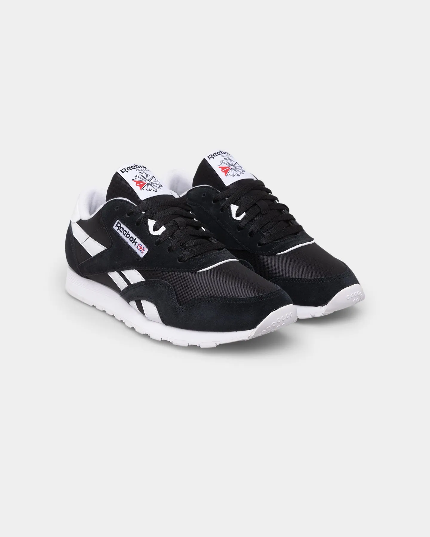 Reebok Classic Nylon Core Black/Footwear White Stability Enhancing Structure Structured Pace