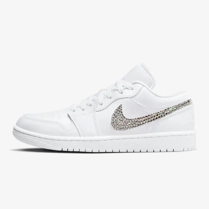 Lightweight Flat Comfort Limited Edition Air Jordan 1 Women Low (White)