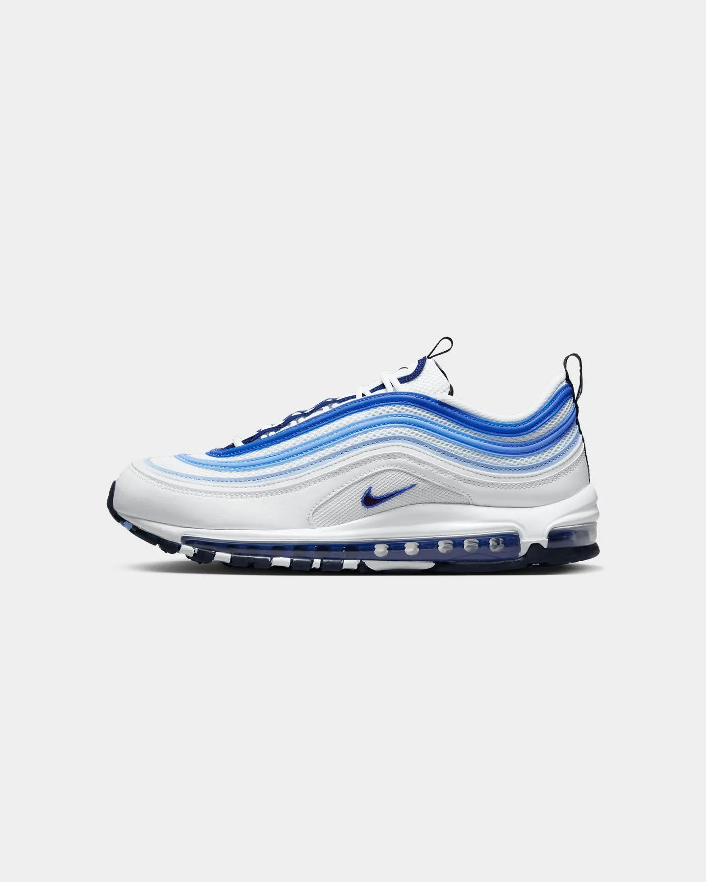 Travel Light Island Step Nike Air Max 97 White/Black- Psychic Blue-University Blue