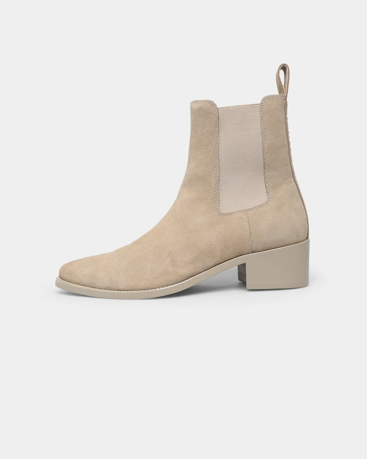 Polish Look Royal Mood Saint Morta Nomad Pointy Toe Chelsea Boot Light Stone