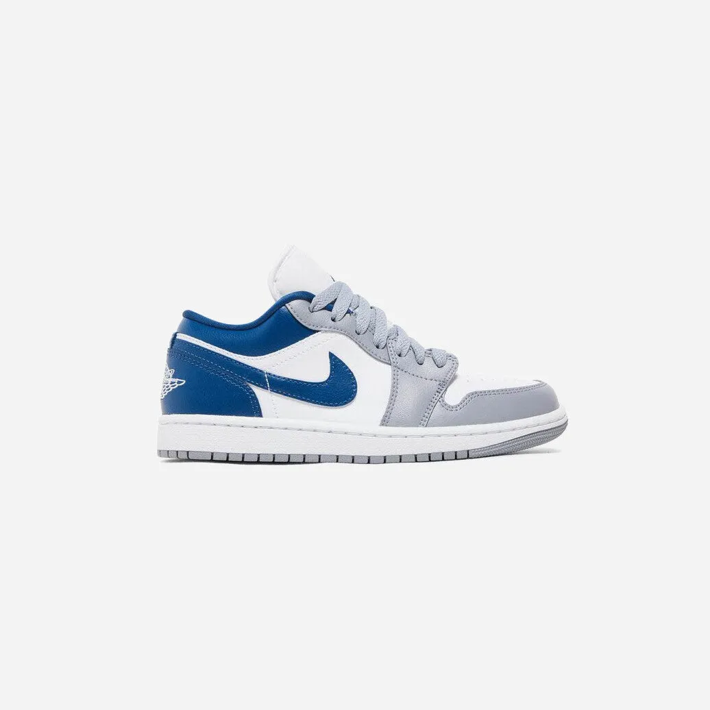 Elastic Fit Nike Air Jordan 1 Low Stealth French Blue