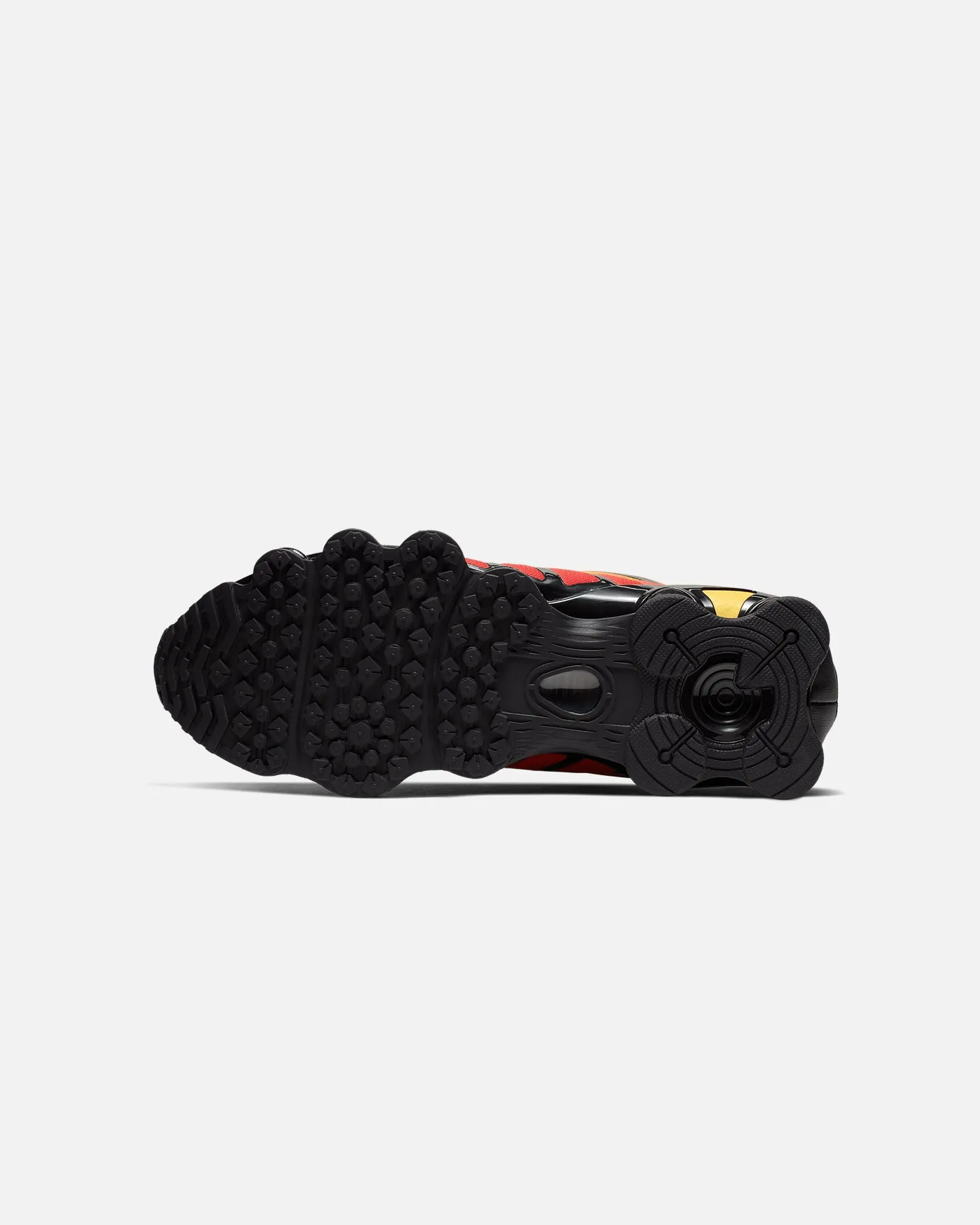 Nike Shox TL "Sunrise" Black/Black Amarrillo Court Grip Wind Safe