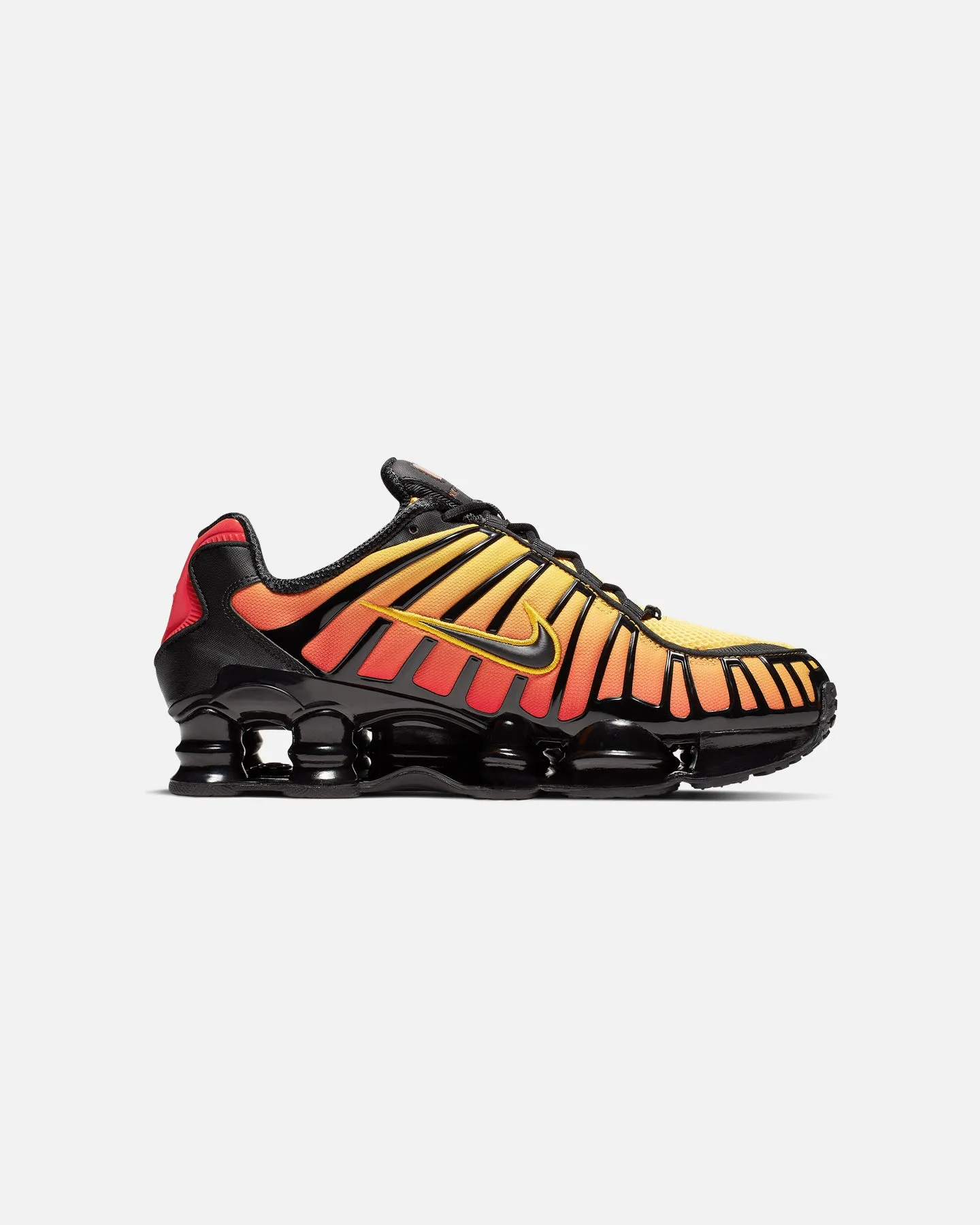 Nike Shox TL "Sunrise" Black/Black Amarrillo Flexible Fit Active People Street Edge