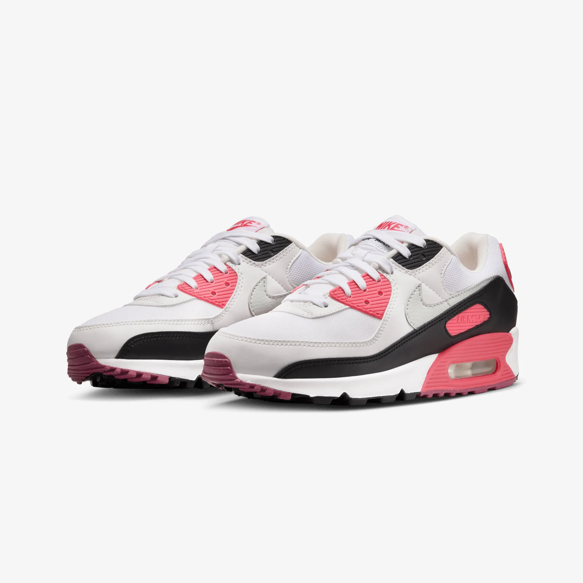 Easy Grip NIKE | AIR MAX 90 { WHITE/LIGHT SILVER-ASTER PINK-BLACK