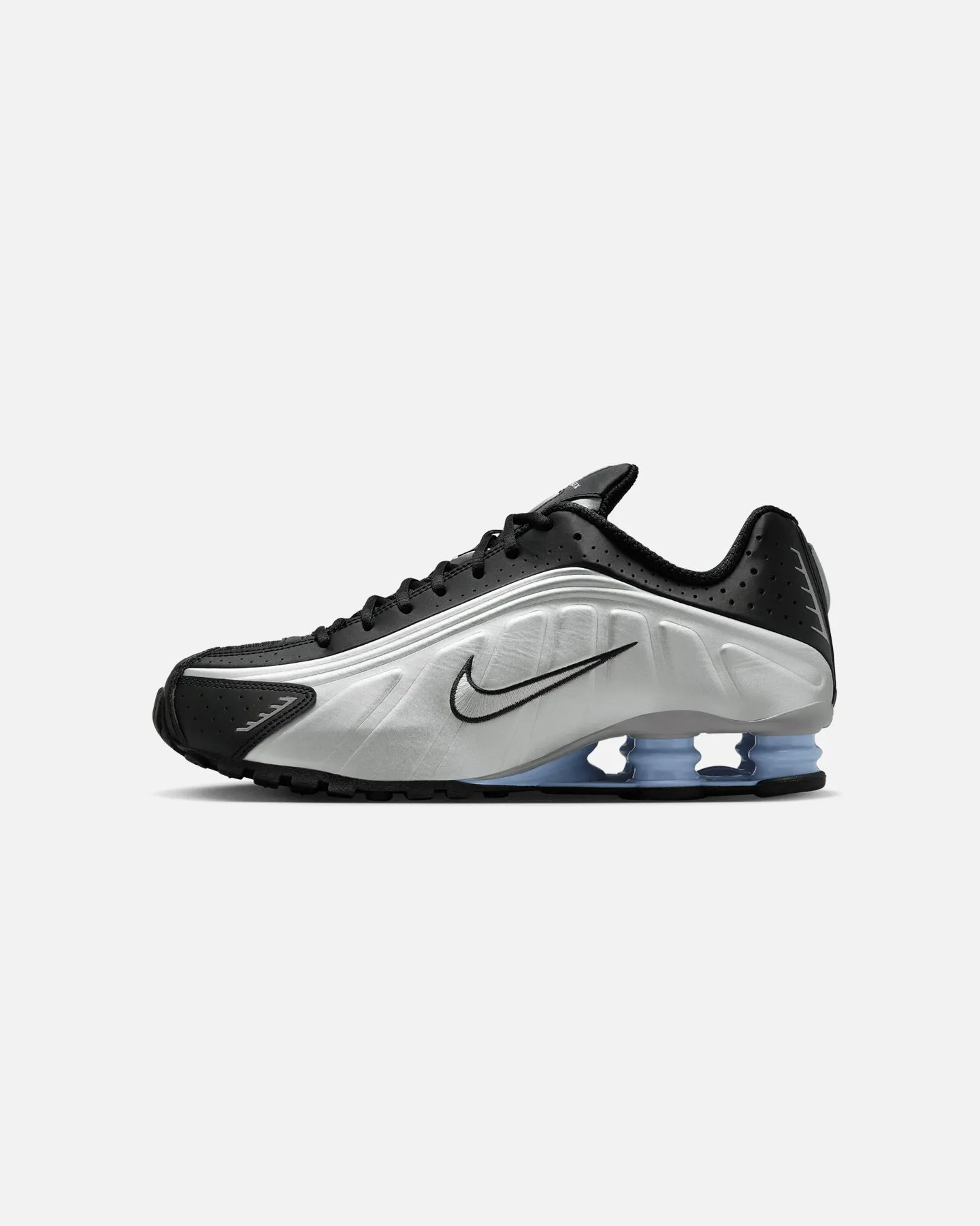 Nike Shox R4 Metallic Silver/Black Free Pace Secure