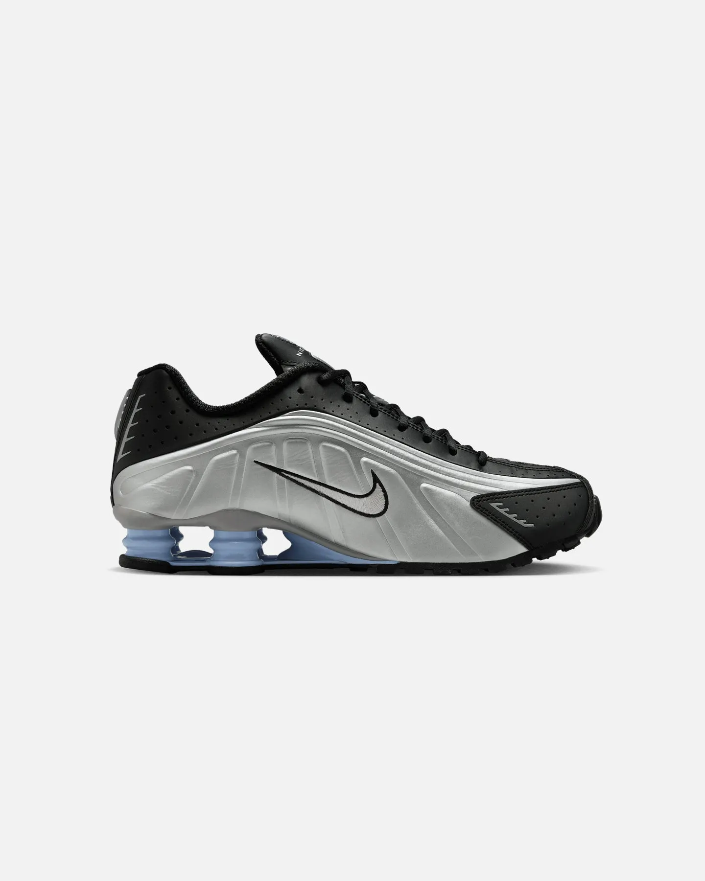 Dock Easy Rain Step Nike Shox R4 Metallic Silver/Black