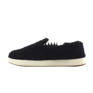 day trip Smooth Sole Allbirds Wool Lounger Fluffs- LIMITED EDITION: Natural Black (Cream Sole) EX
