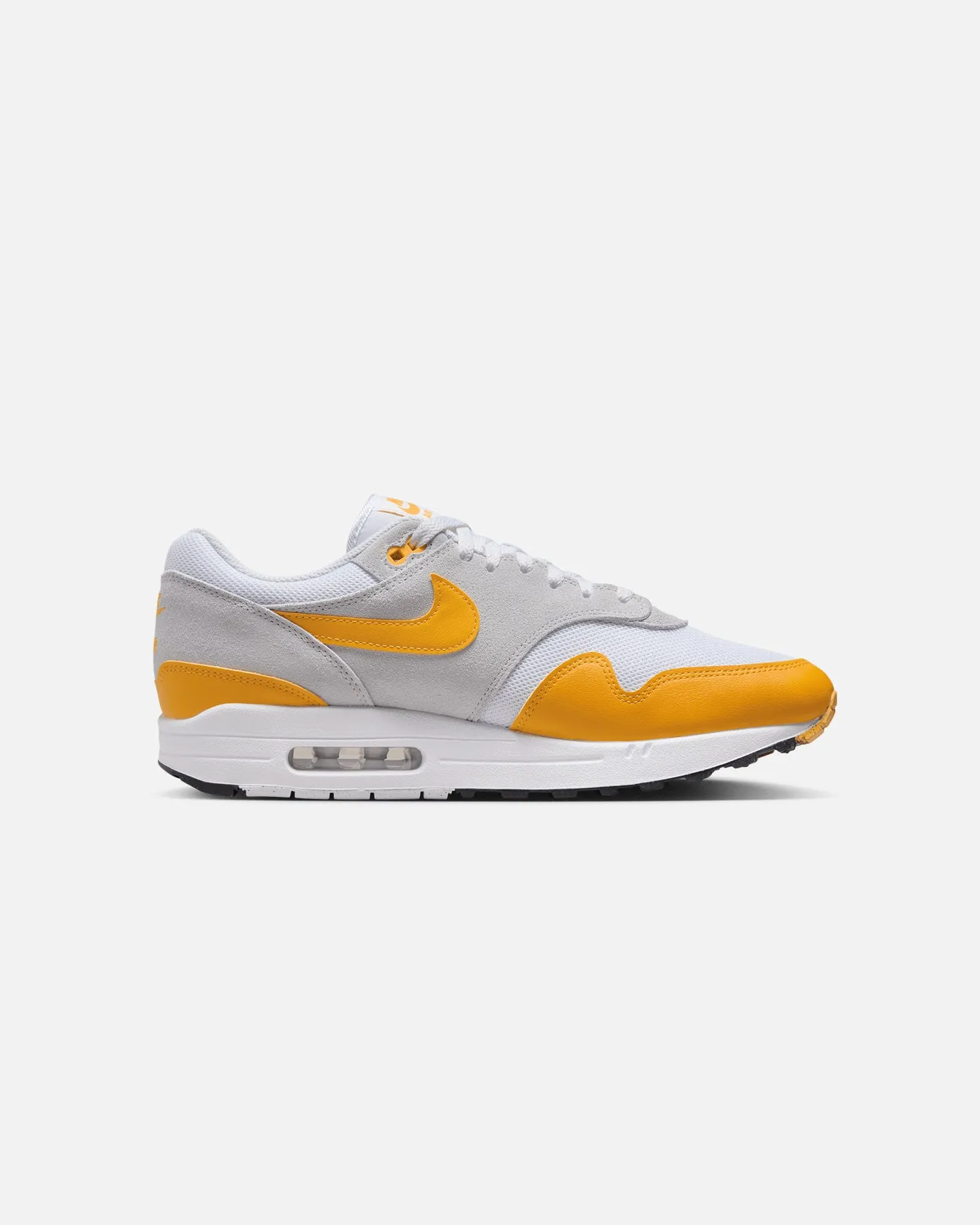 Dynamic Foot Rocking Systems Non Restrictive Fit Nike Air Max 1 Essential White/University Gold