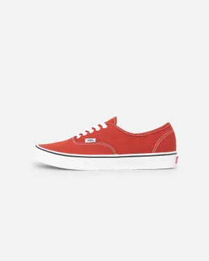 Breathable Comfort Vans Authentic Colour Theory Bossa Nova Red