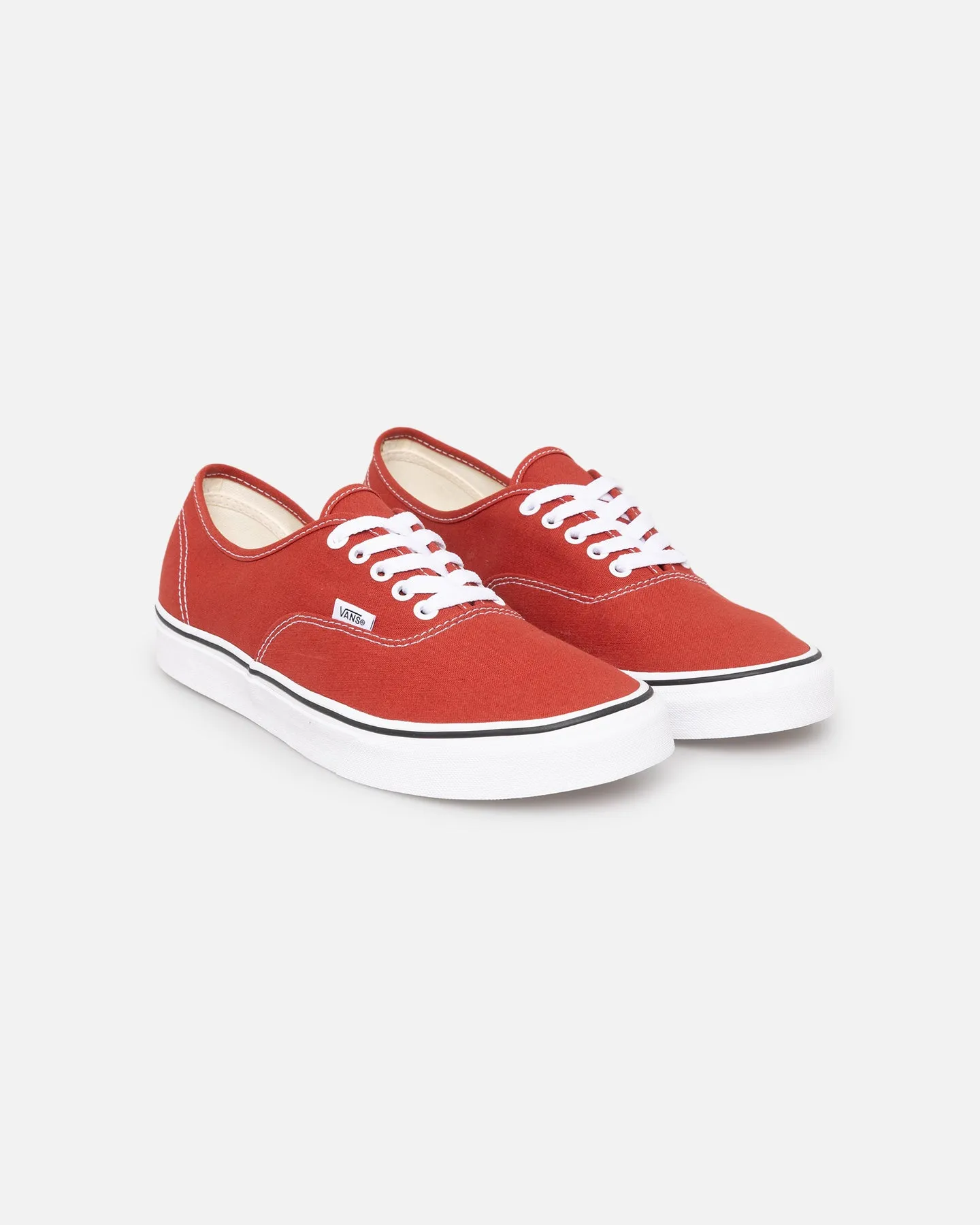 Vans Authentic Colour Theory Bossa Nova Red zipper Breathable Outsole
