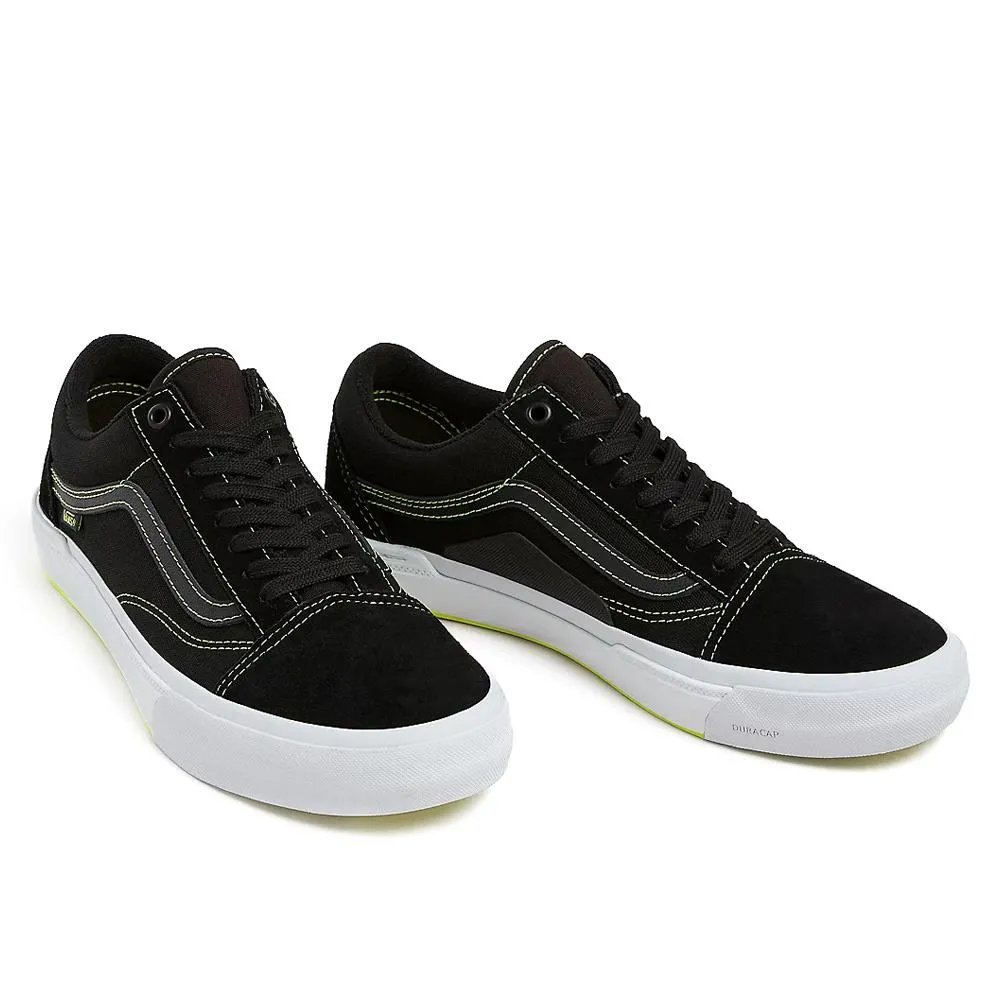 Eva Midsole Trend Setting Vans BMX Old Skool - Black/Neon Yellow