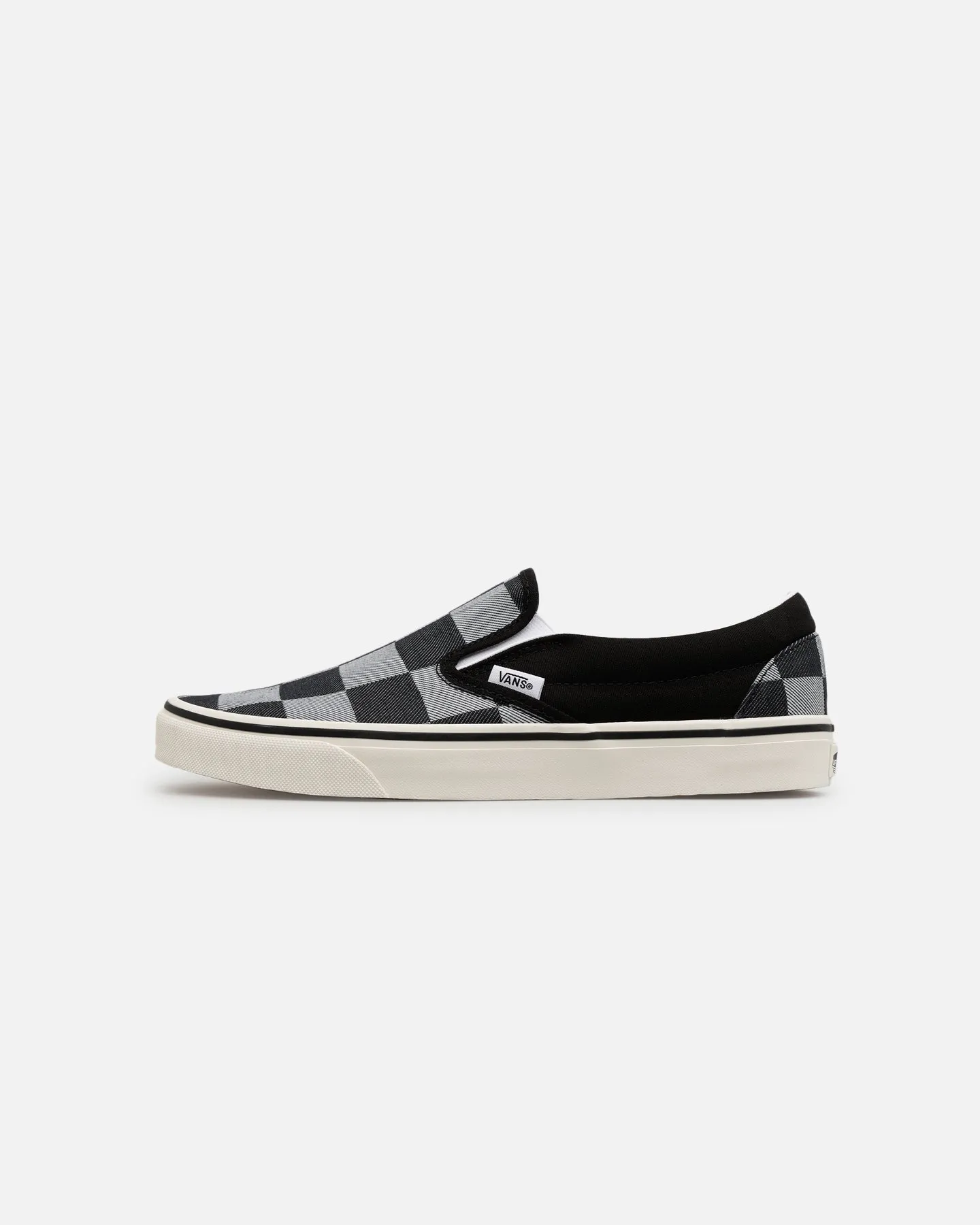 Vans Classic Slip-On "Mono Checkerboard" Black Happy Move