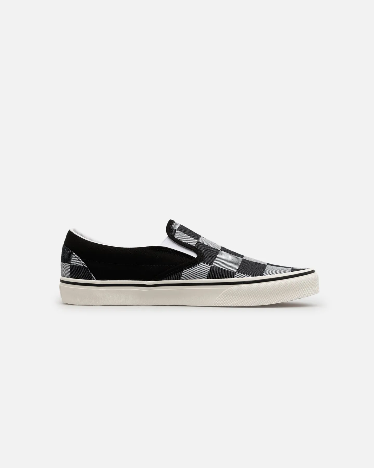 Tech Glow Vans Classic Slip-On "Mono Checkerboard" Black