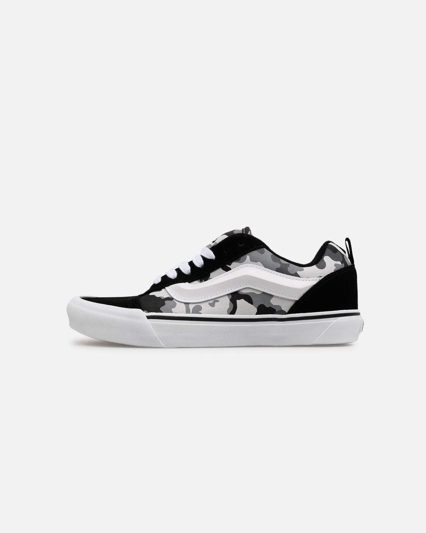 Fashion Glow Molded Insole Vans Knu Skool 'Camo' Black/White