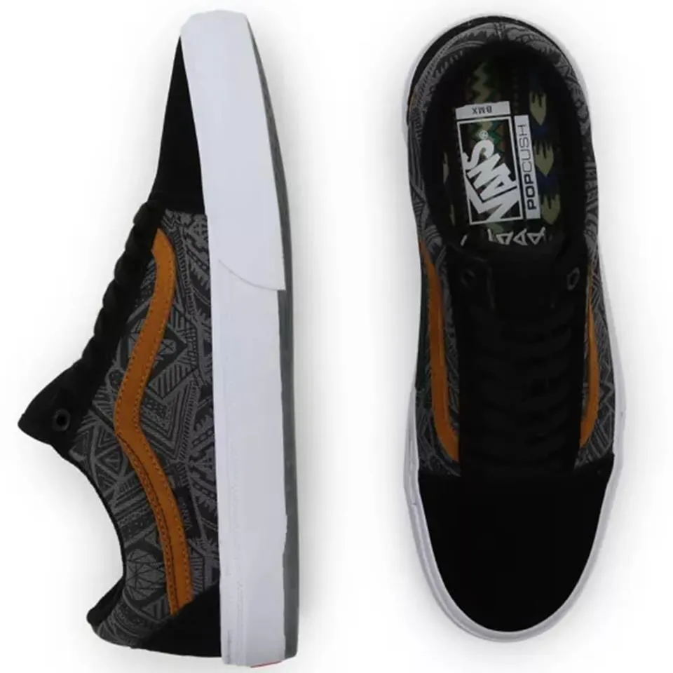 Adjustable Straps Vans Old Skool BMX - (Courage Adams) Black/Golden Brown