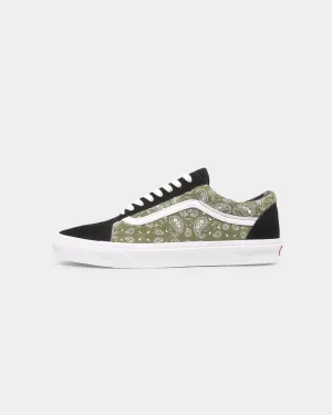 Vans Old Skool Paisley Suede Black Reinforced Seamless Fit Outdoor Explorers