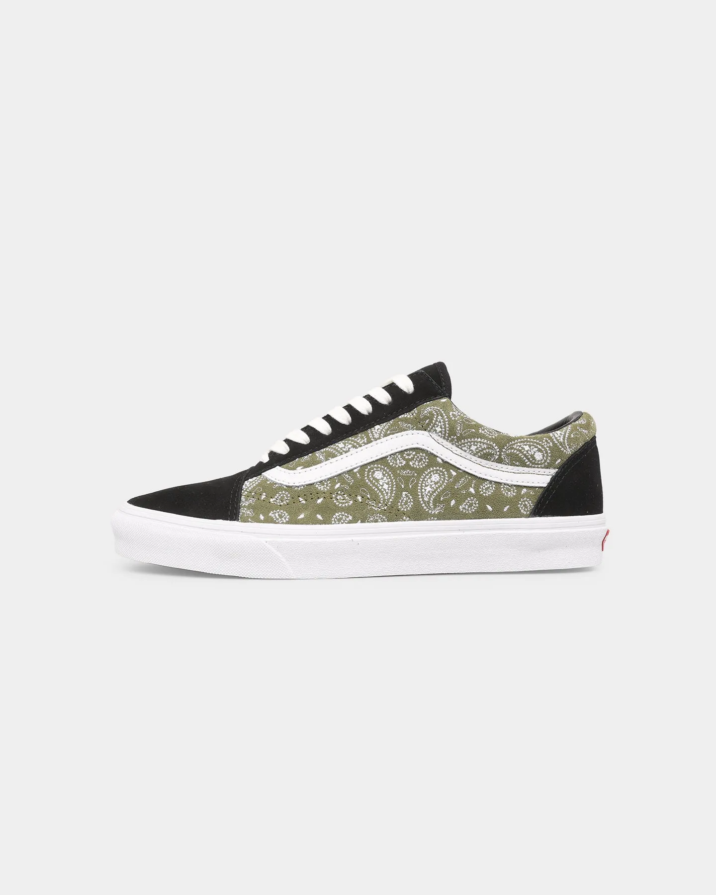 Vans Old Skool Paisley Suede Black Reinforced Seamless Fit Outdoor Explorers