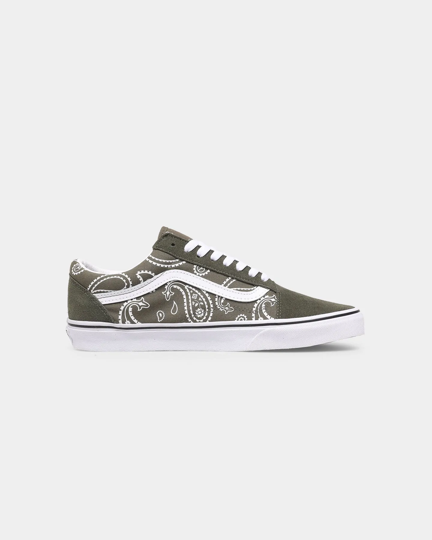 City Edge Kind Step Vans Old Skool Peace Paisley Grape Leaf/True White