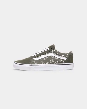Sturdy Build Secure Vans Old Skool Peace Paisley Grape Leaf/True White