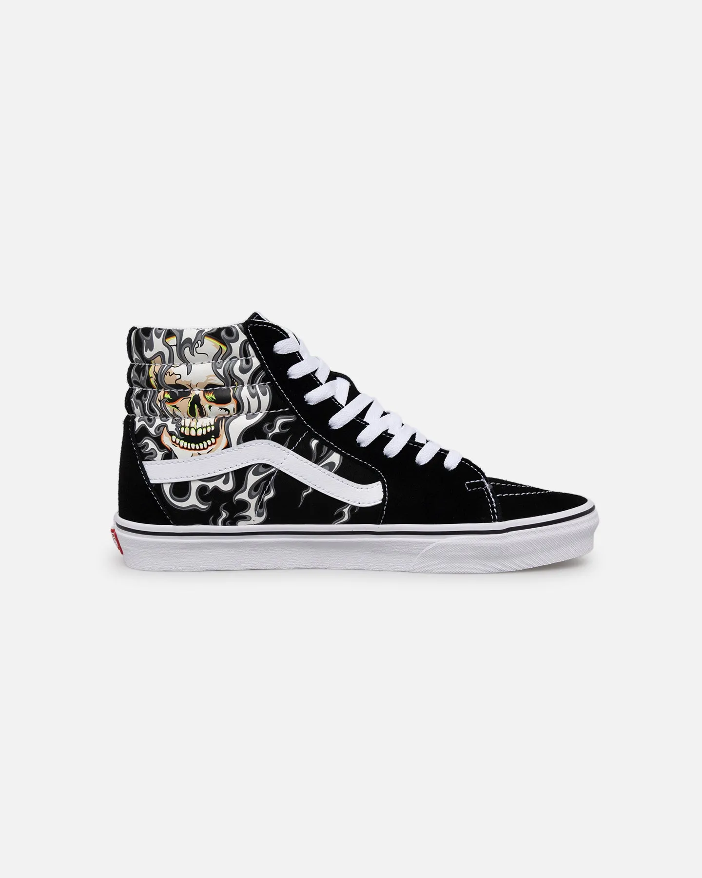 Vans Sk8-Hi Flame Skull Black/True White Joy Step