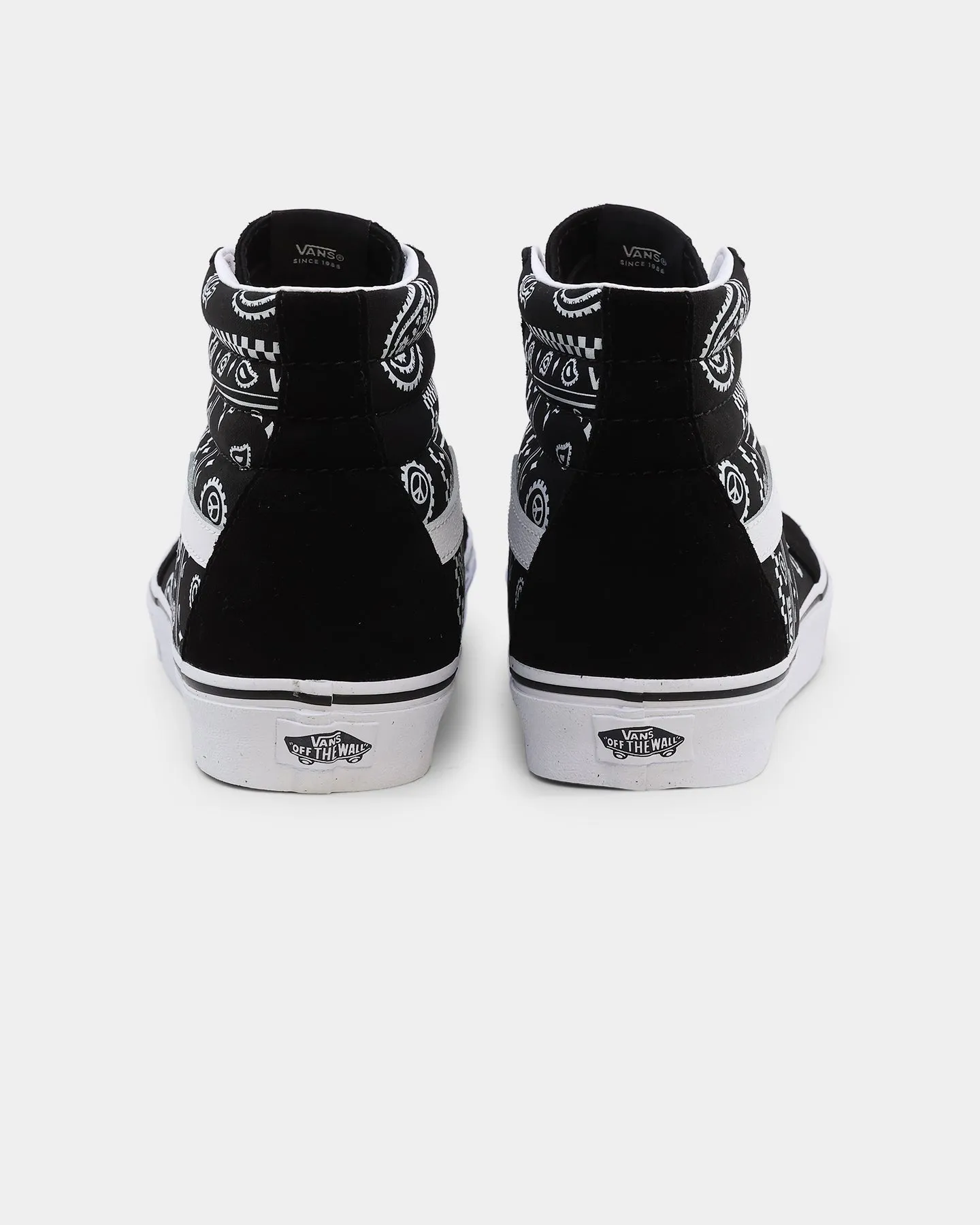 Vans SK8-HI 'Peace Paisley' Black/True White Freeze Proof
