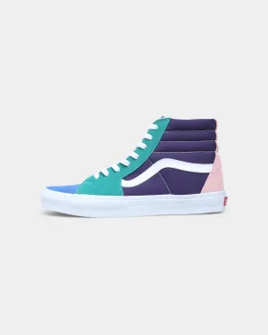 City Bright Cosmic Glow Vans SK8-HI Retro Court Multi/True White