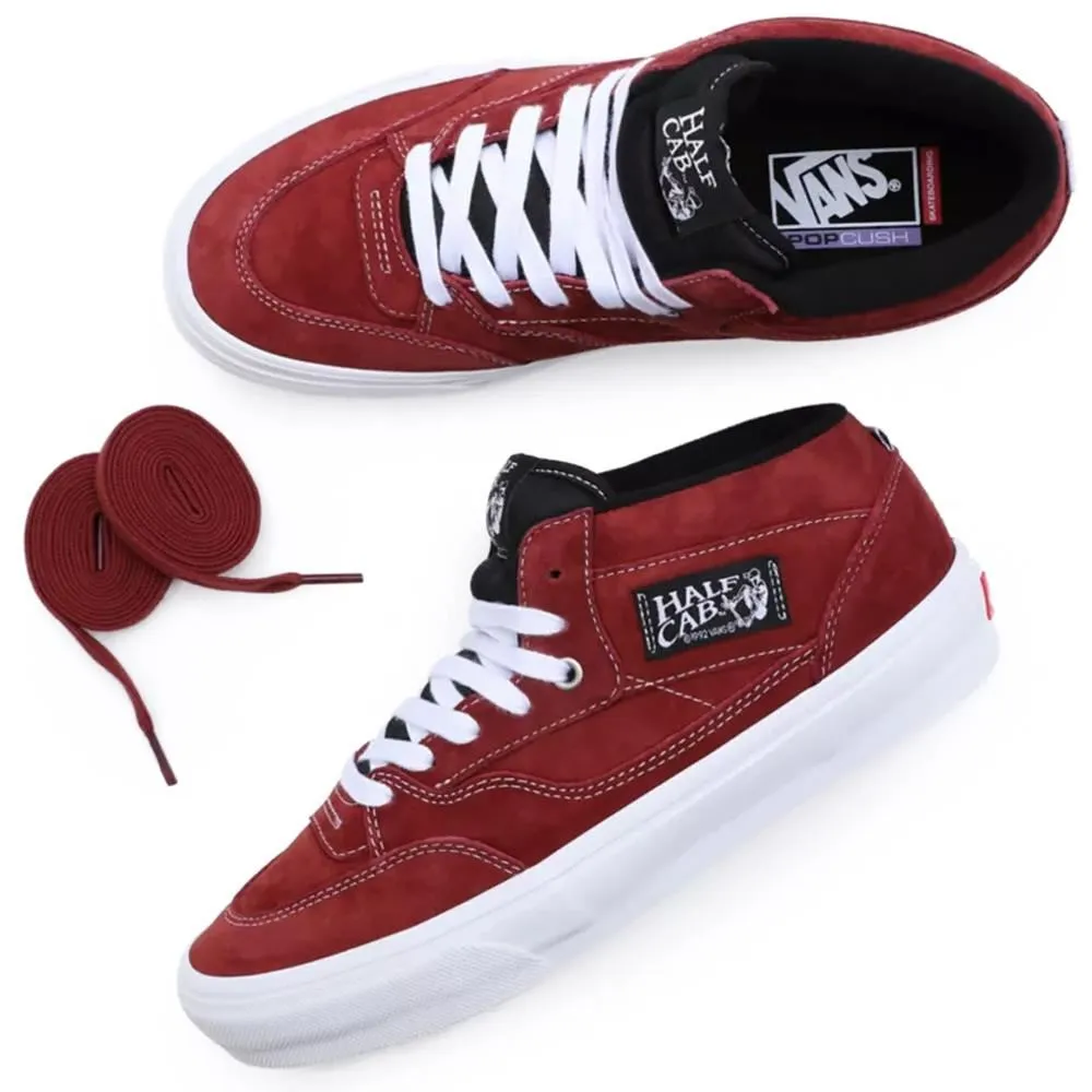 Vans Skate Half Cab '92 Pig Suede - Brick Anti Slip Design Street Friendly