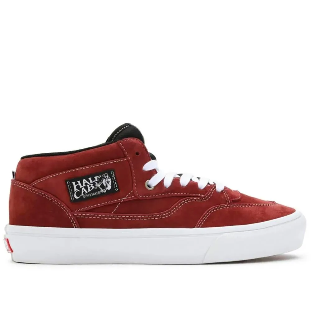 Vans Skate Half Cab '92 Pig Suede - Brick Comfortable Fitment Ankle Guard