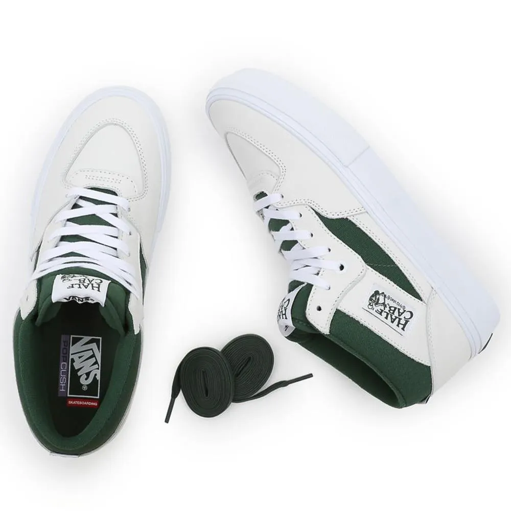 Vans Skate Half Cab - White/Green Freestyle Action Ride