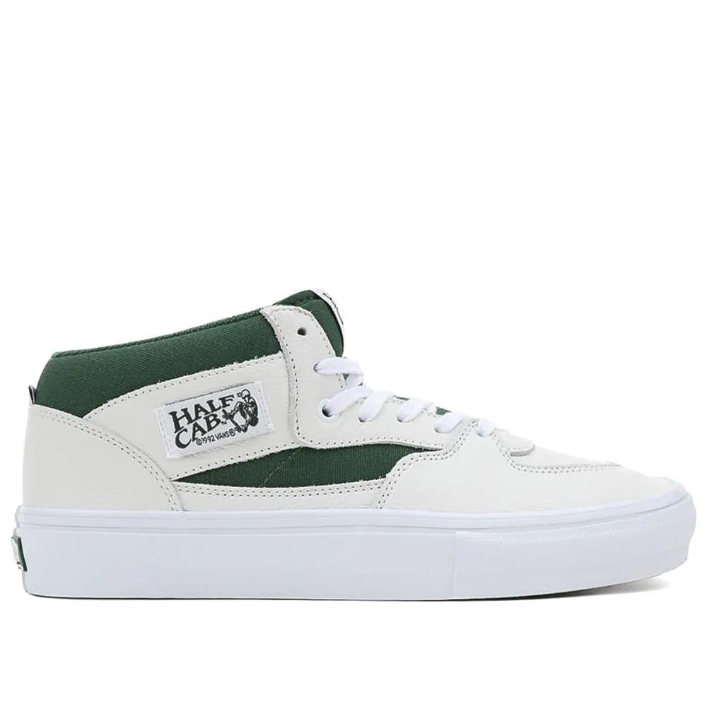 Ankle Guard Low Cushion Vans Skate Half Cab - White/Green