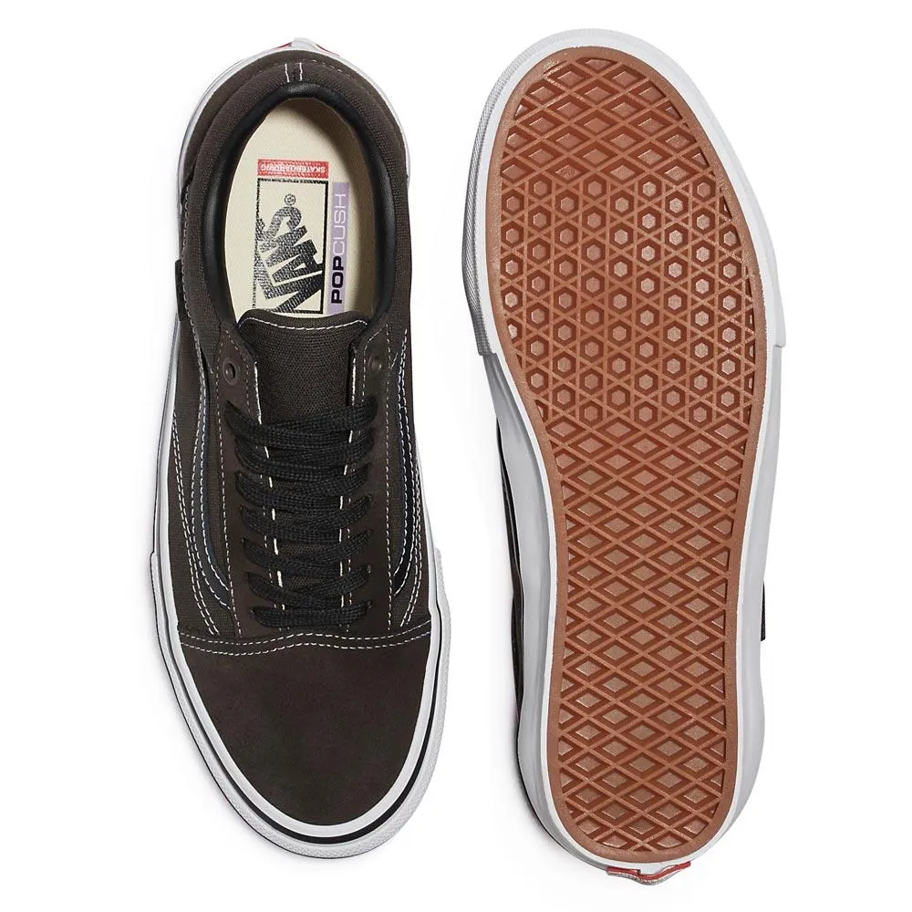 Modern Youth Stylish Design Vans Skate Old Skool - Chocolate/White