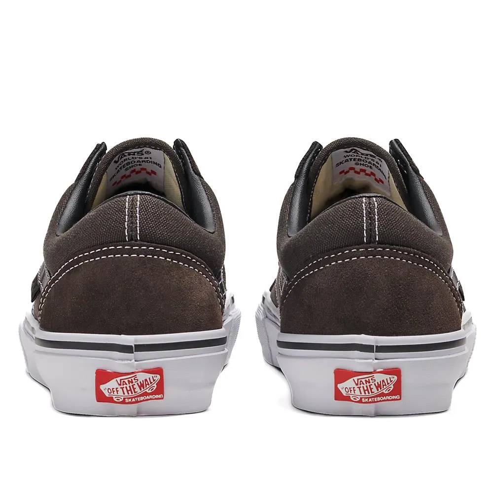 Stable Cushion PU midsole Vans Skate Old Skool - Chocolate/White